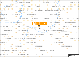 map of Sparbach