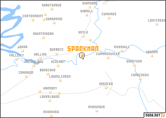 map of Sparkman