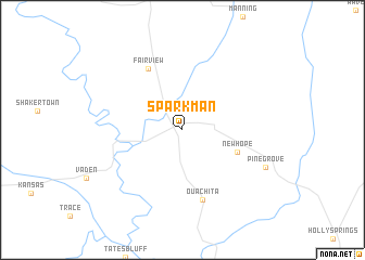map of Sparkman