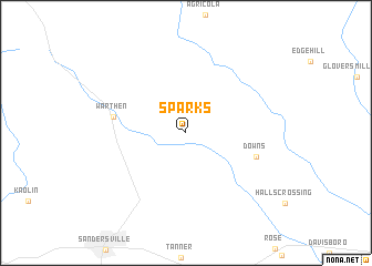 map of Sparks