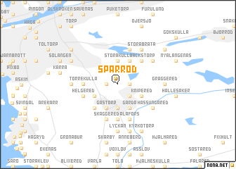 map of Spårröd