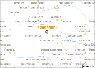 map of Sparsbach