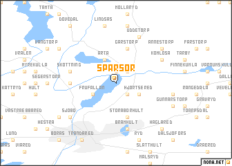 map of Sparsör