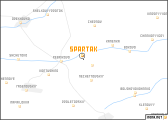 map of Spartak