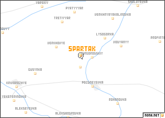 map of Spartak