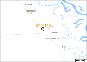 map of Spartak