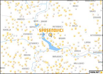 map of Spasenovići