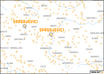 map of Spasojevići