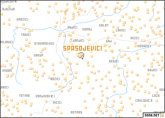 map of Spasojevići