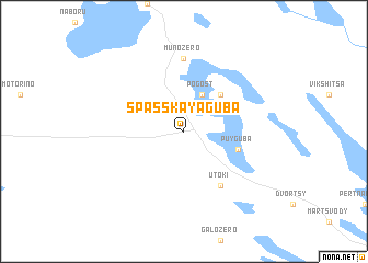 map of Spasskaya Guba