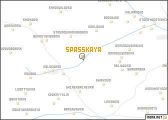 map of Spasskaya