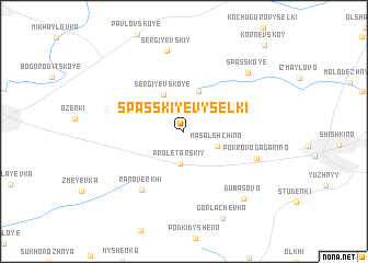 map of Spasskiye Vyselki