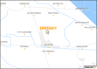 map of Spasskiy