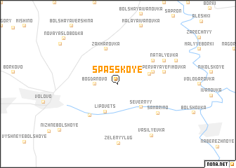 map of Spasskoye