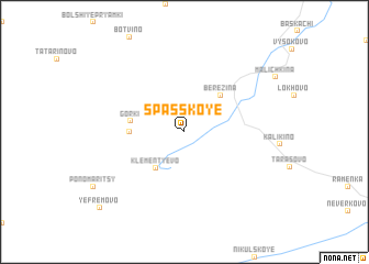 map of Spasskoye