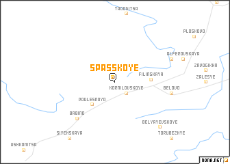 map of Spasskoye