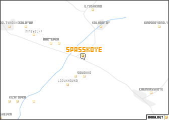 map of Spasskoye