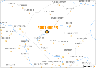 map of Spathádes