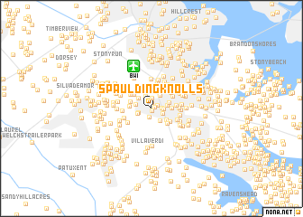 map of Spaulding Knolls