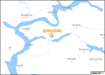 map of Spavinaw