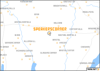 map of Speakers Corner