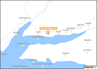 map of Spearman
