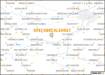 map of Spechbach-le-Haut