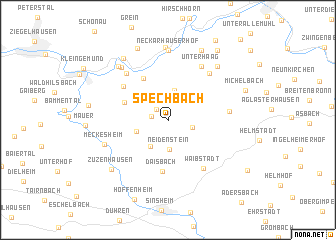 map of Spechbach