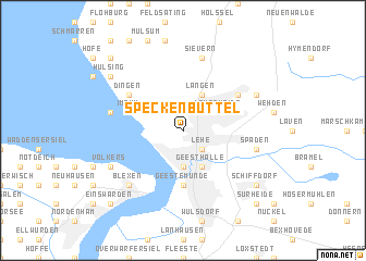 map of Speckenbüttel