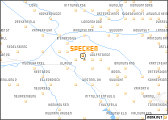 map of Specken