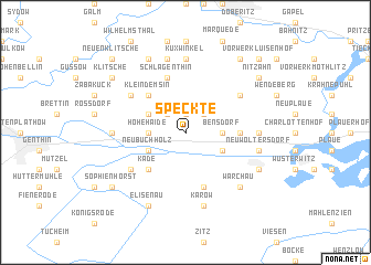 map of Speckte