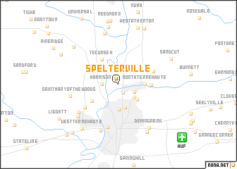 map of Spelterville