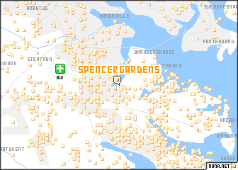 map of Spencer Gardens