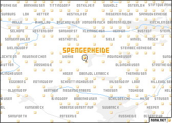 map of Spengerheide