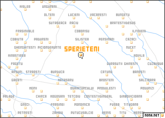 map of Sperieţeni
