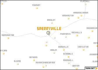 map of Sperryville