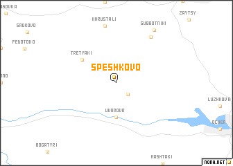 map of Speshkovo