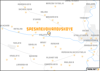 map of Speshnëvo-Ivanovskoye