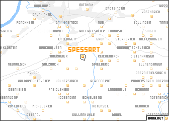 map of Spessart