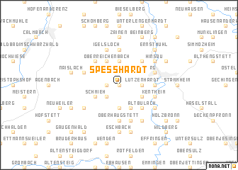 map of Speßhardt