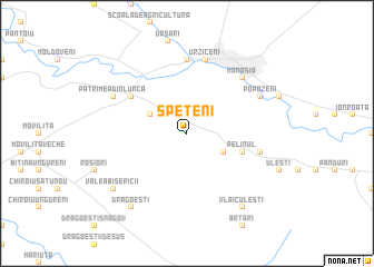 map of Speteni