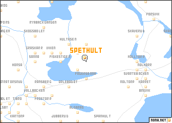 map of Spethult