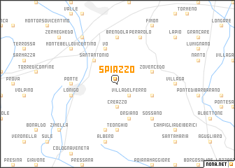 map of Spiazzo