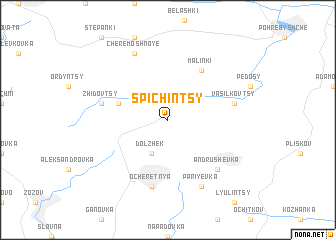 map of Spichintsy
