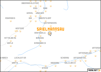 map of Spielmannsau