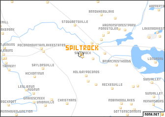 map of Spilt Rock