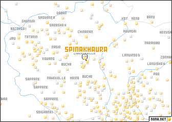 map of Spīna Khāura