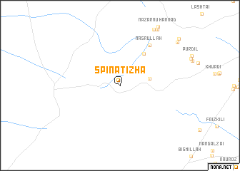 map of Spīnatīzha