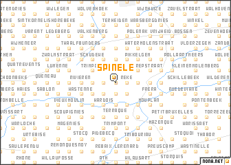 map of Spinele