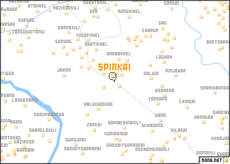 map of Spīnkai